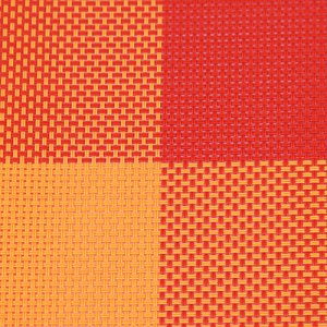 Салфетка под горячее (термосалфетка) "Ницца" 30х45см ПВХ красно-оранжевый (Китай)