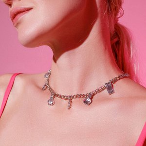 Колье «Деньги», цвет чернёное серебро, L= 40 см