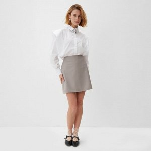 Юбка женская MINAKU: Casual Collection цвет бежевый