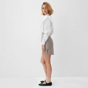 Юбка женская MINAKU: Casual Collection цвет бежевый