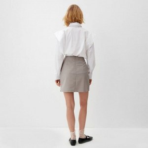 Юбка женская MINAKU: Casual Collection цвет бежевый