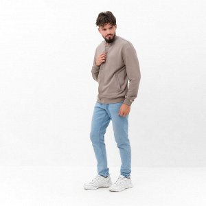 Толстовка мужская (бомбер) MIST Men's casual размер, серо-бежевый