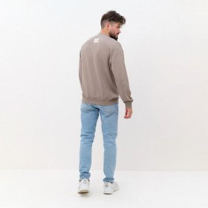 Толстовка мужская (бомбер) MIST Men's casual размер, серо-бежевый