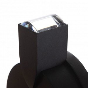 Светильник "Деко" 2хLED 2Вт 4000К IP66 черный 9,5х4,3х16 см