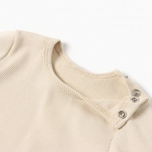 Комплект боди детских MINAKU: Basic Line BABY, цвет шалфей/бежевый.