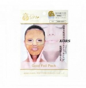 "Pure Smile" "Home Spa""Gold" Маска для лица фольгированная с коллоидным золотом, экстрактом чайного листа и гиалур. кислотой