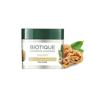 BIOTIQUE Walnut Exfoliating & Polishing Face Scrub Очищающий скраб для лица с маслом грецкого ореха