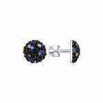 Серебряные серьги с фианитом 94022650