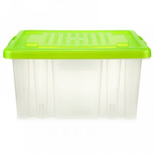 Контейнер для хранения пластмассовый "Darel-box" 18л, 41х30х21см, зеленый (Россия)