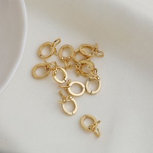 1688 Замок-застежка, латунь, 8*13 мм, 1 шт.