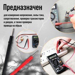 Мультиметр ТУНДРА, DT-832, ACV/DCV, DCA, 200-2 МΩ, прозвон