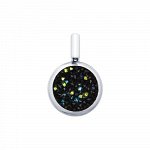 Подвеска из серебра с  и фианитом swarovski 94031999