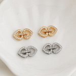 Замок-застежка, латунь, 10,5*20 мм, 1 шт.