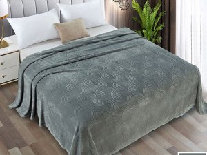 Аркада(базальт) Плед велсофт 200*220