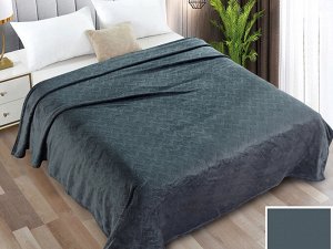 Геометрия(сапфир) плед велсофт 200*220