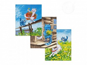 Набор полотенец "Свидание" гладкое, рогожка 60*45 (3шт) АД