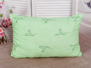 Подушка "Бамбук"  п/э 38*58 (270г)полиэфирное волокно,стег,пакет с пл.ручкой(Н)