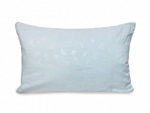 Подушка "Лебяжий пух" тик 38*58 (300г)на молнии леб.пух,сумка(Н)