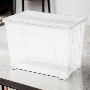 ЯЩИК УНИВЕРСАЛЬНЫЙ 570х380х405  ММ "TEX-BOX" 70Л (БЕСЦВЕТНЫЙ)