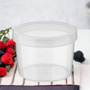 Банка для хранения продуктов и замораживания "ТВИСТ" 0,5Л