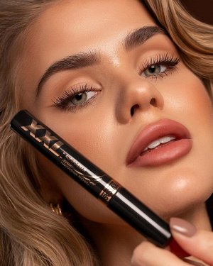 LUXVISAGE Тушь для ресниц XXL СУПЕРОБЪЕМ - ЭФФЕКТ НАКЛАДНЫХ РЕСНИЦ коричневая