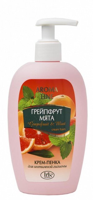 "Aroma Line" Крем-пенка для интимной гигиены "Грейпфрут и мята"