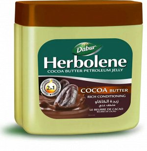 Dabur Herbolene Вазелин для кожи с маслом какао и витамином Е увлажняющий 225мл