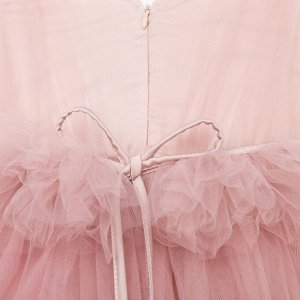 Платье нарядное для девочки KAFTAN, рост 122-128 см (34), цвет пыльно-розовый