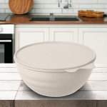 МИСКА для продуктов С КРЫШКОЙ WAVE 2,8Л (Бежевый флэк)