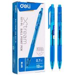 Ручка автоматическая шариковая X-tream EQ21-BL синяя 0.7мм (1485128) Deli