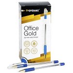 Ручка шариковая масляная 0.5мм &quot;Office Gold&quot; синяя OPR04-03-B inФОРМАТ