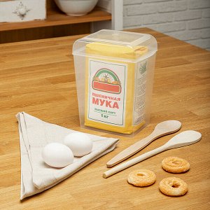 ЕМКОСТЬ ДЛЯ СЫПУЧИХ ПРОДУКТОВ 1,7Л 108x148x183 ММ (бесцветный)