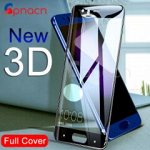 Защитное стекло 3D HONOR 7X на весь экран с силиконовыми краями