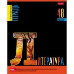 Тетрадь 48л &quot;Яркое на черном&quot; по литературе (084601) 30606 Хатбер