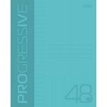 Тетрадь 48л линия с пластиковой обложкой &quot;PROGRESSIVE&quot; Бирюзовая (080174) Хатбер
