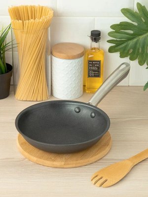 Сковорода 20см без крышки, чугунная антипригарное покрытие [CAST IRON] 4,5см