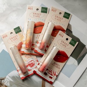 Тинт для Губ и Щек Глянцевый «Sweet Cafe» (04 Berry Macaron, Гранатовый) BABY BRIGHT