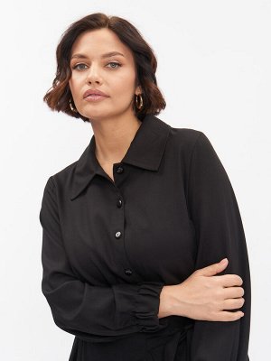 Платье-рубашка PP41648BLK01