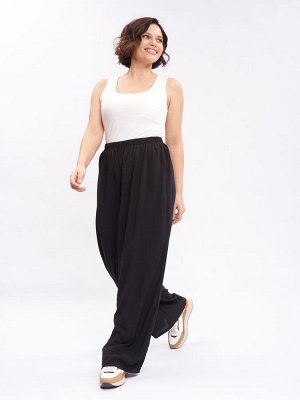 Брюки из штапеля ZBB02004BLK01