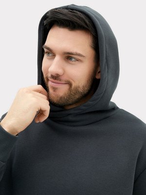 Худи мужское в сером цвете