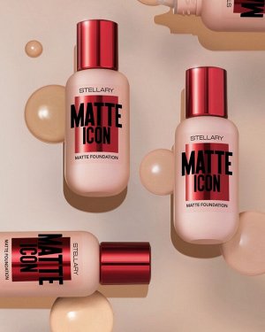 STELLARY / 383908 / Матирующий тональный крем MATTE ICON тон 01, натурально-светлый  NEW 2024!