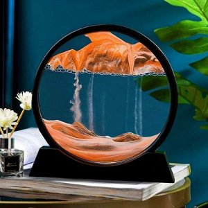 Песочная 3D картина Moving Sandscapes круглая
