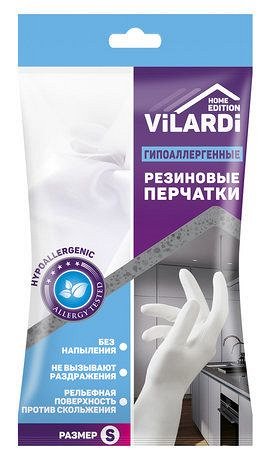 Vilardi Перчатки гипоаллергенные размер S 1 пара 8605 /144/