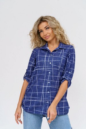 Рубашка Варианты расцветки: джинс
Ткань: кулирка, Состав: 100% хлопок
Женская стильная туника - рубашка выполнена из 100% хлопчатобумажного полотна. Новый дизайн и отличное качество делает изделие мод