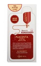 Mediheal Маска-салфетка для лица Essential Placenta Обновление кожи 1/10, 24 мл