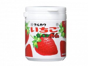 MARUKAWA жевательная резинка"Strawberry Bottle Gum", 130г., банка 6 шт.*8бл./48 Арт-70257