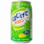 SANGARIA Напиток б/а газированный &quot;MELON&quot;, со вкусом дыни 350 мл., ж/бан 24шт. Арт-15792