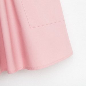 Платье детское с карманами KAFTAN 32 (110-116 см), цвет пудра