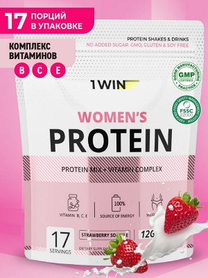1WIN Женский протеин. Вкус Клубничное суфле