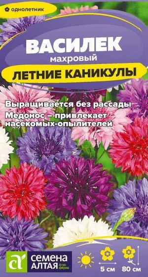 Василек Летние Каникулы смесь/Сем Алт/цп 0,3 гр.